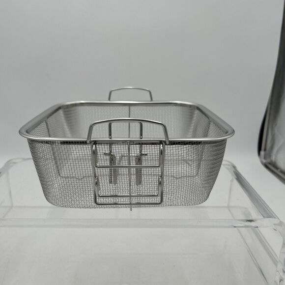 Copper Chef 9.5” Square Fry Basket Rack Accessory NEW - Picture 5 of 9